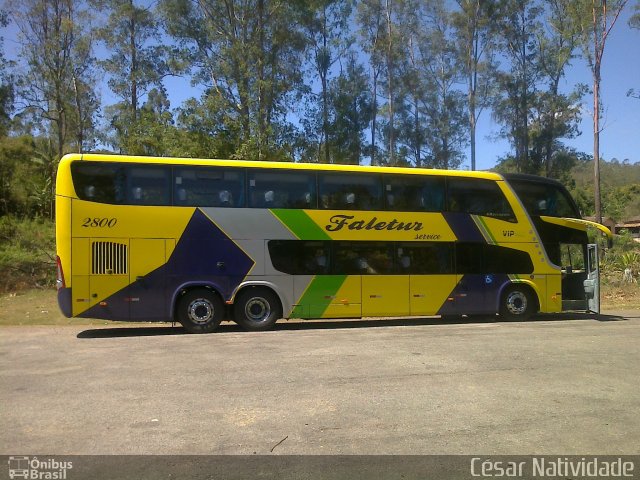 Faleiros Turismo 2800 na cidade de Mariana, Minas Gerais, Brasil, por César Natividade. Número da foto: #2032969.