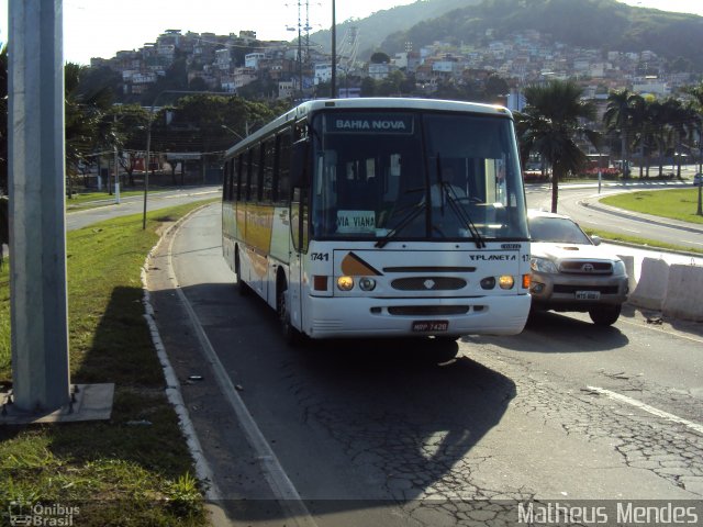 Planeta Transportes Rodoviários 1741 na cidade de Vitória, Espírito Santo, Brasil, por Matheus Mendes. Número da foto: #2032338.