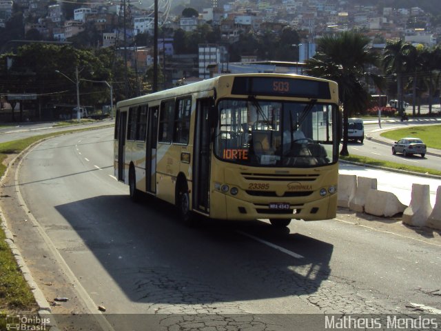 Expresso Santa Paula 23385 na cidade de Vitória, Espírito Santo, Brasil, por Matheus Mendes. ID da foto: 2033776.