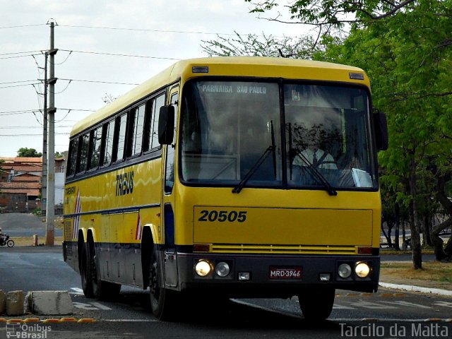 Viação Itapemirim 20505 na cidade de Teresina, Piauí, Brasil, por Tarcilo da Matta. ID da foto: 2034479.