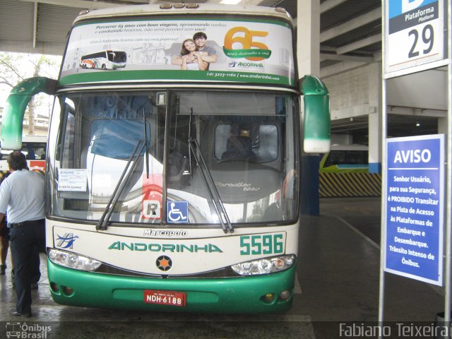 Empresa de Transportes Andorinha 5596 na cidade de Rio de Janeiro, Rio de Janeiro, Brasil, por Fabiano Teixeira. Número da foto: #2036029.