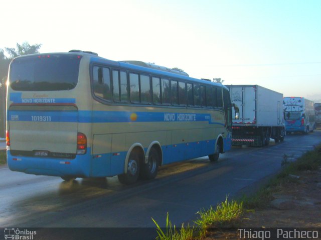 Viação Novo Horizonte 1019311 na cidade de Contagem, Minas Gerais, Brasil, por Thiago  Pacheco. Número da foto: #2036971.