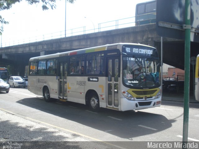 Auto Viação Alpha A48091 na cidade de Rio de Janeiro, Rio de Janeiro, Brasil, por Marcelo Sousa de Miranda Júnior. Número da foto: #2035565.
