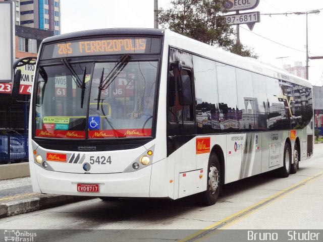 Metra - Sistema Metropolitano de Transporte 5424 na cidade de São Bernardo do Campo, São Paulo, Brasil, por Bruno   Studer. Número da foto: #2035380.