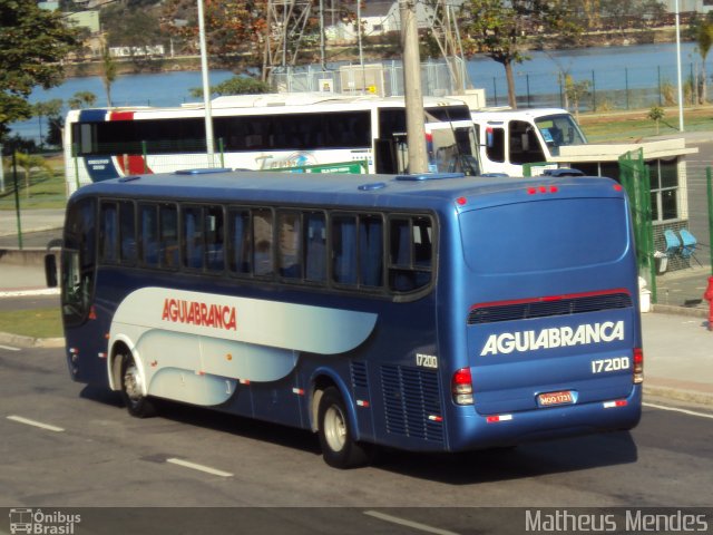 Viação Águia Branca 17200 na cidade de Vitória, Espírito Santo, Brasil, por Matheus Mendes. Número da foto: #2035517.