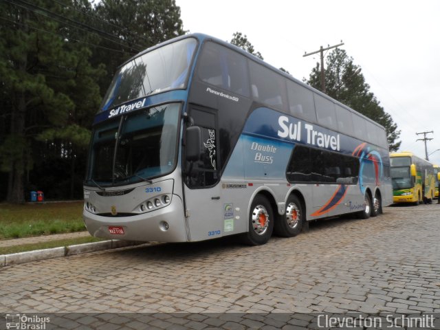 Sul Travel Turismo 3310 na cidade de Santa Maria, Rio Grande do Sul, Brasil, por Cleverton Schmitt. Número da foto: #2038788.