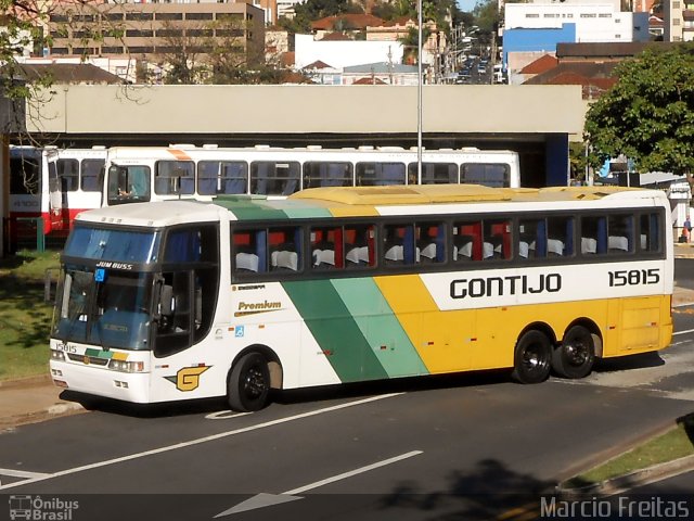 Empresa Gontijo de Transportes 15815 na cidade de Ribeirão Preto, São Paulo, Brasil, por Marcio Freitas. ID da foto: 2037694.