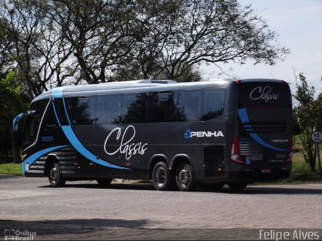 Empresa de Ônibus Nossa Senhora da Penha 52001 na cidade de Pelotas, Rio Grande do Sul, Brasil, por Felipe Alves. Número da foto: #2041537.