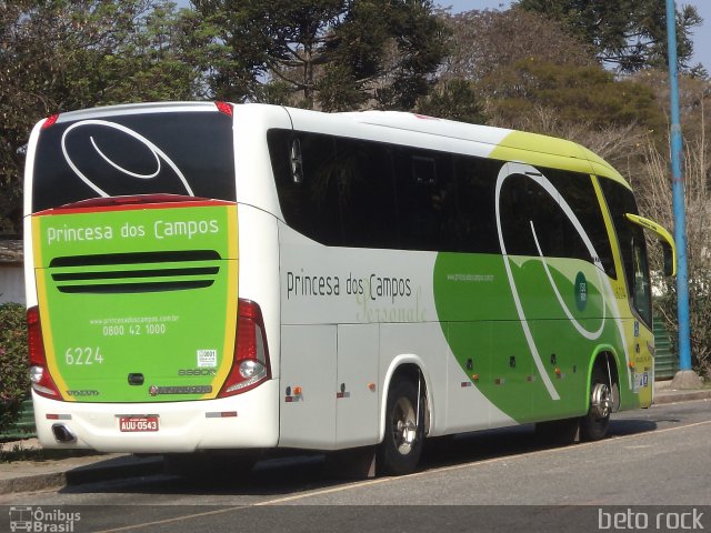 Expresso Princesa dos Campos 6224 na cidade de Curitiba, Paraná, Brasil, por Alberto Selinke. Número da foto: #2040209.